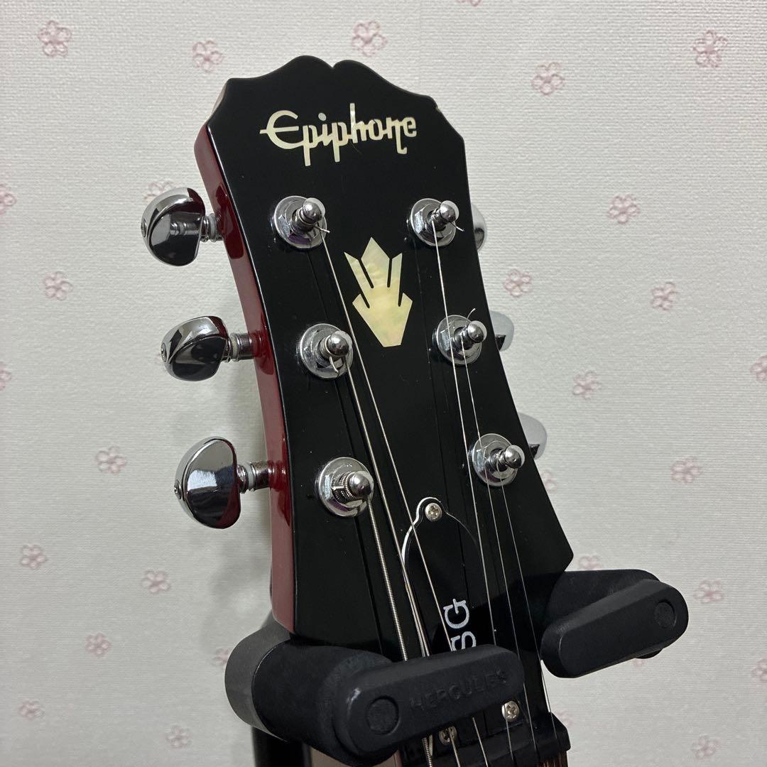 【ソフトケース付き】エピフォン　SG epiphone 赤　【2006年製】