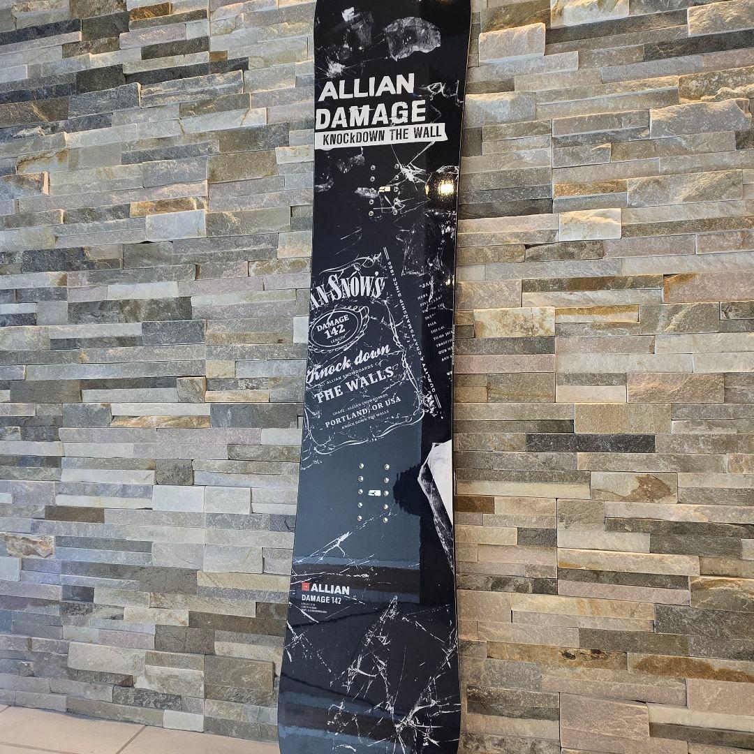 未使用　ALLIAN　アライアン　スノーボード　Damage　ダメージ　142