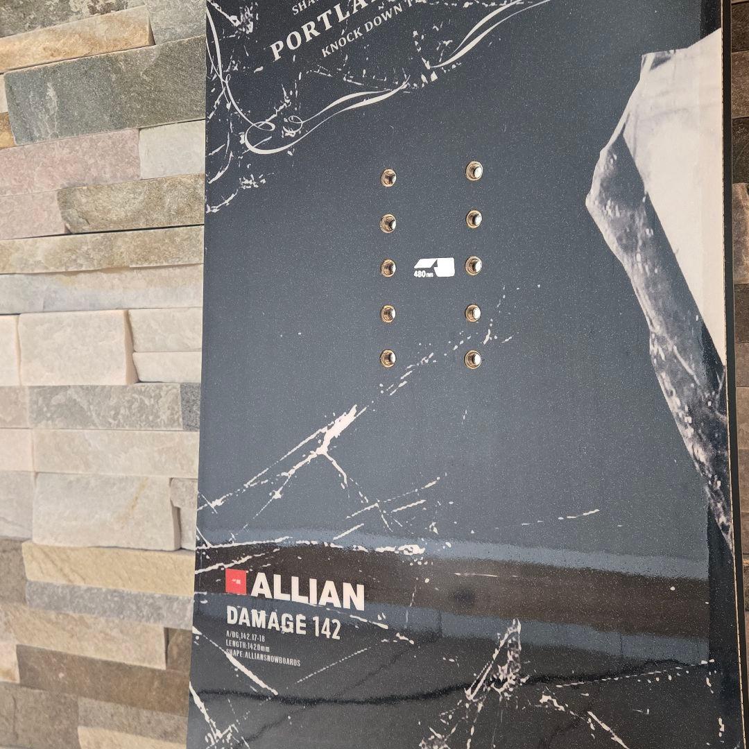未使用　ALLIAN　アライアン　スノーボード　Damage　ダメージ　142