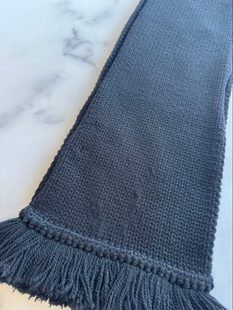 PRADA プラダ サンダー マフラー ブラック