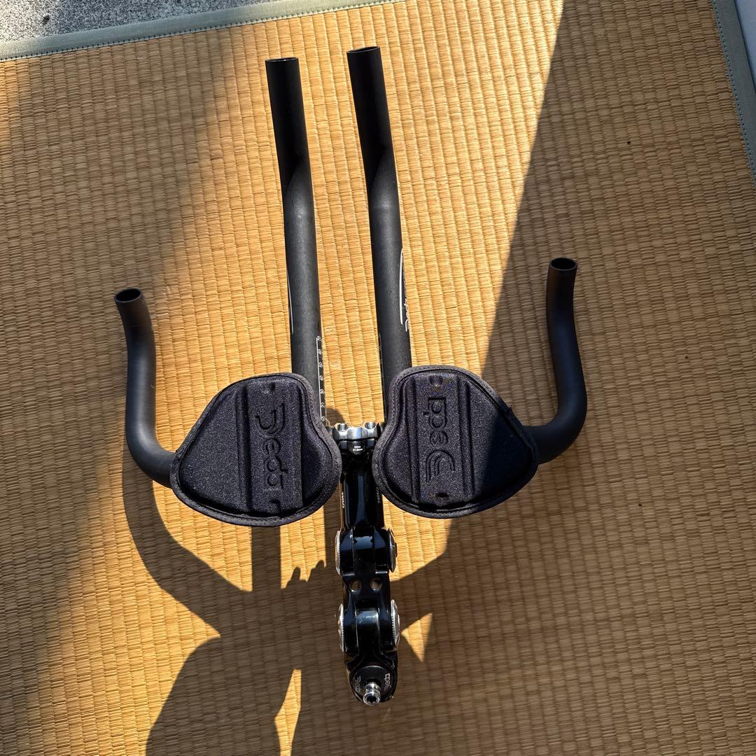 DEDA パラボリカDHバー エアロバー アームレスト付とOVALの可変式ステム