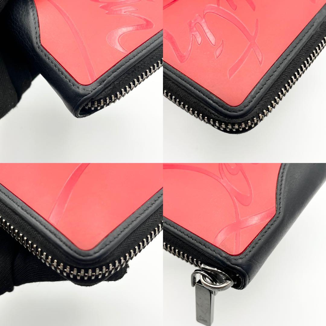 クリスチャン ルブタン 長財布 パネトーネ ラバーソール デカロゴ レザー