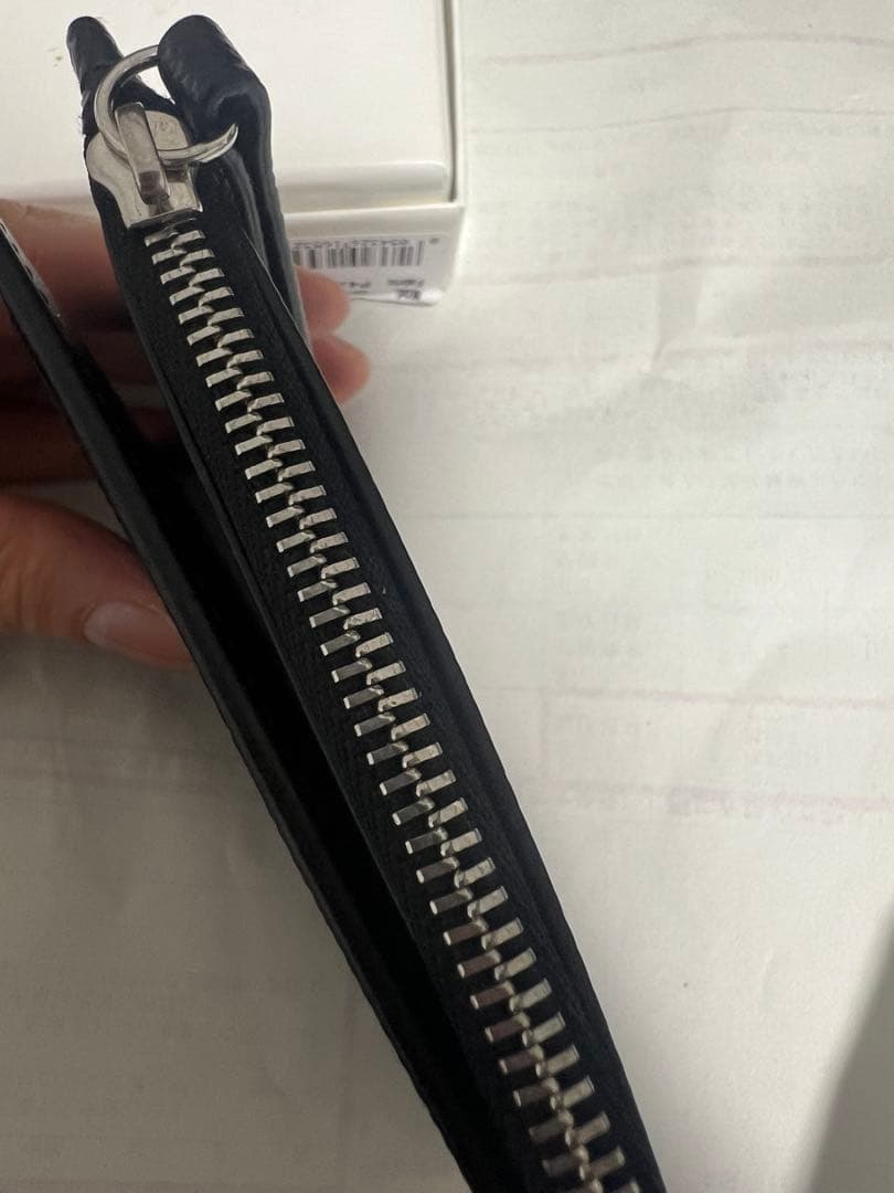 メゾンマルジェラ マネークリップ 二つ折り財布 ブラック