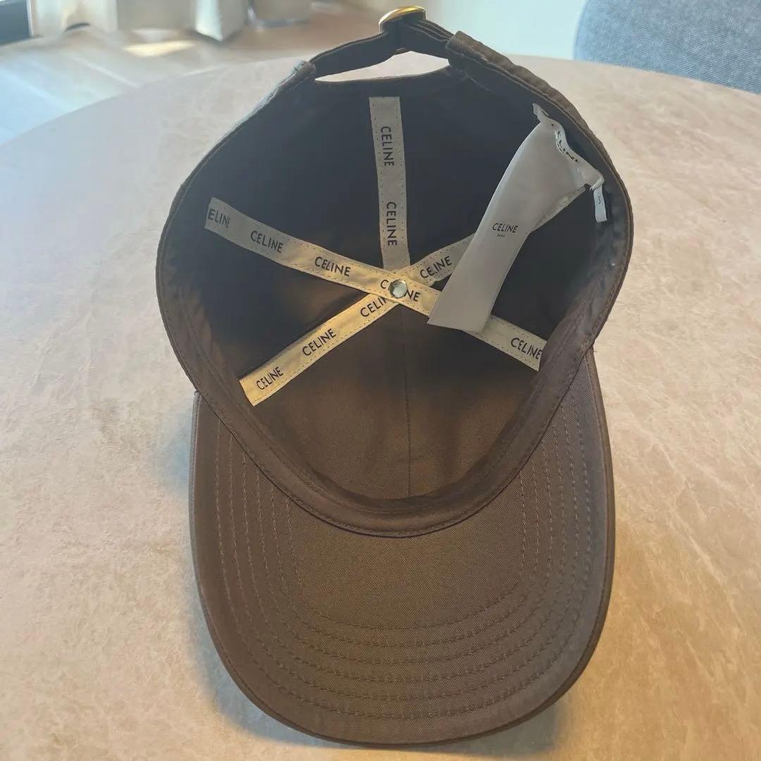 極美品　セリーヌ　トリオンフ　ベースボールキャップ　sサイズ