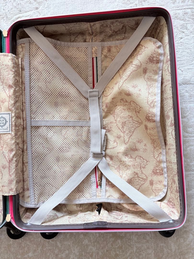 【完売品　値下げ】WORLD Trunk/BR地図柄トランクケース