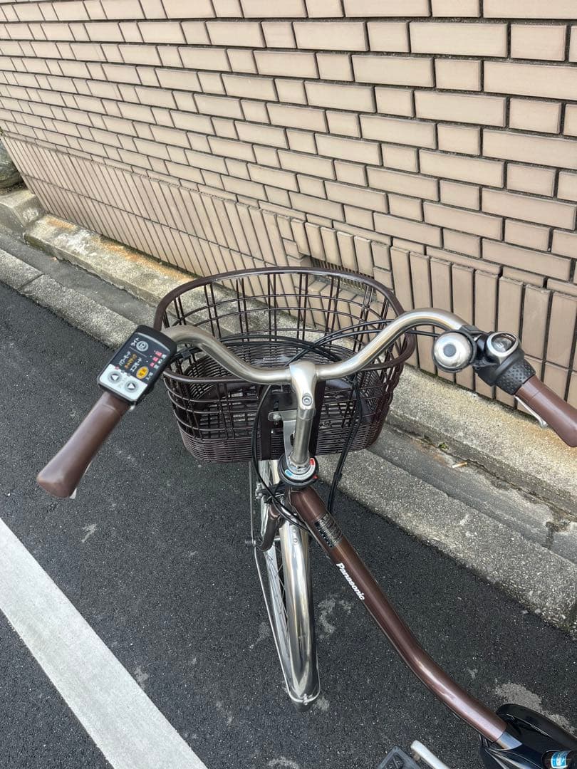 電動アシスト自転車 ブラウン シティタイプ