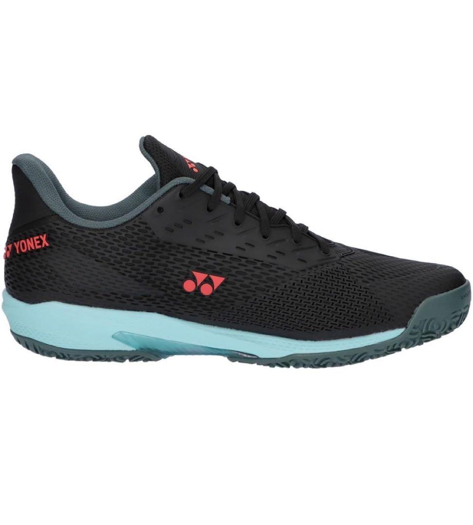 YONEX アドアクセルワイド　GC テニスシューズ ブラック/スカイブルー