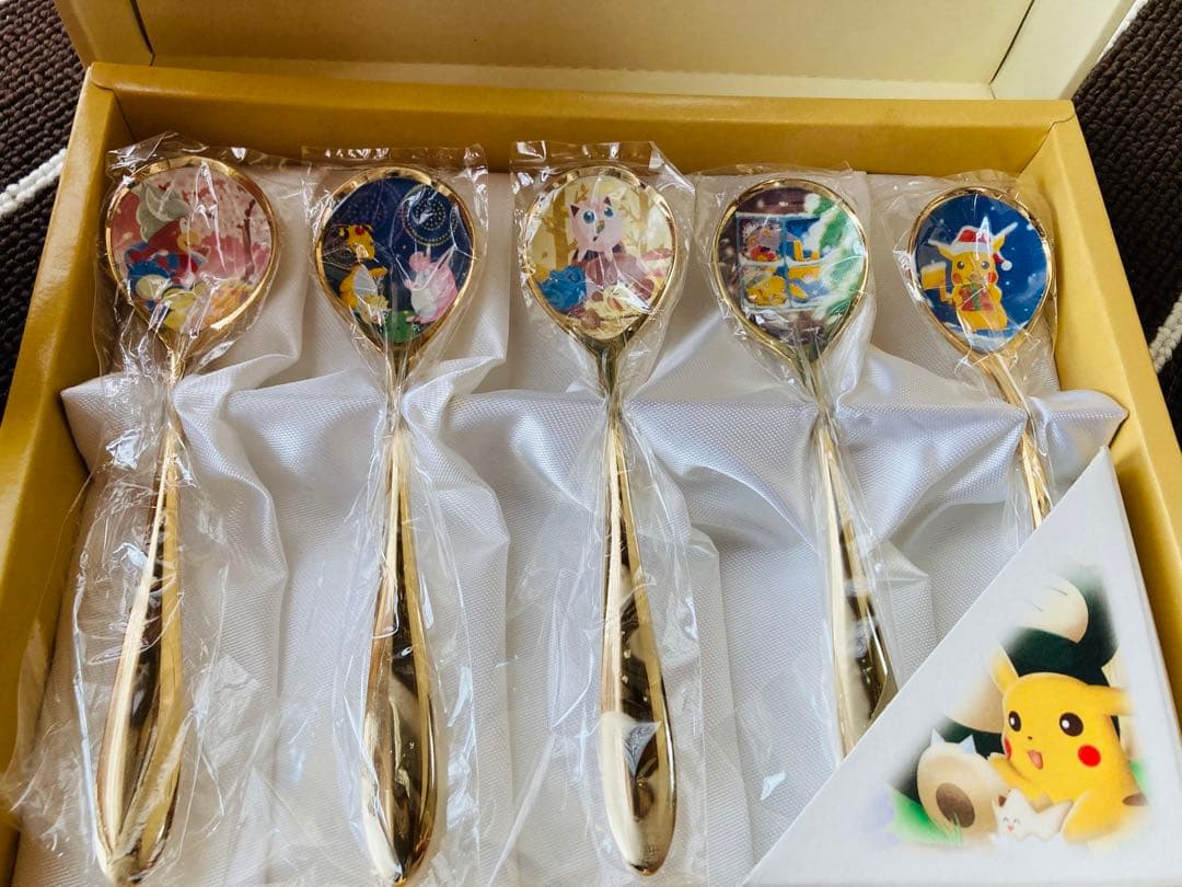 四季のポケモン (ゴールド) スプーン 5本セット FS-C5