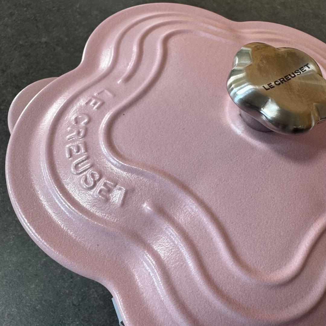 ルクルーゼ ココットフルール ココットフラワー シュガーピンク ピンク 20cm