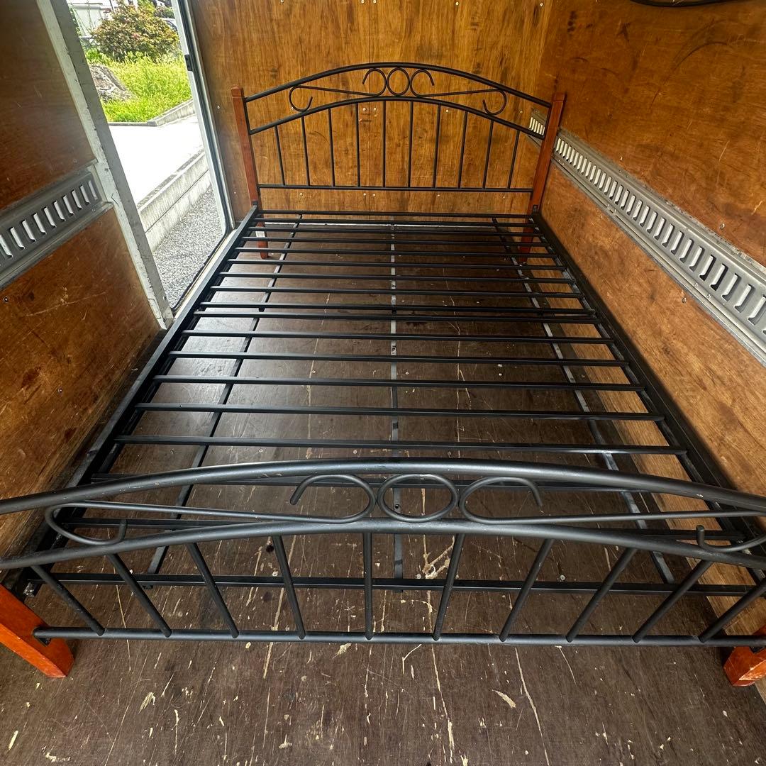 ニトリ バハマ ダブルベッドフレーム アイアンフレーム