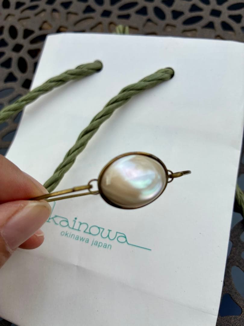 【未使用】kainowa 夜光貝 ブレスレット