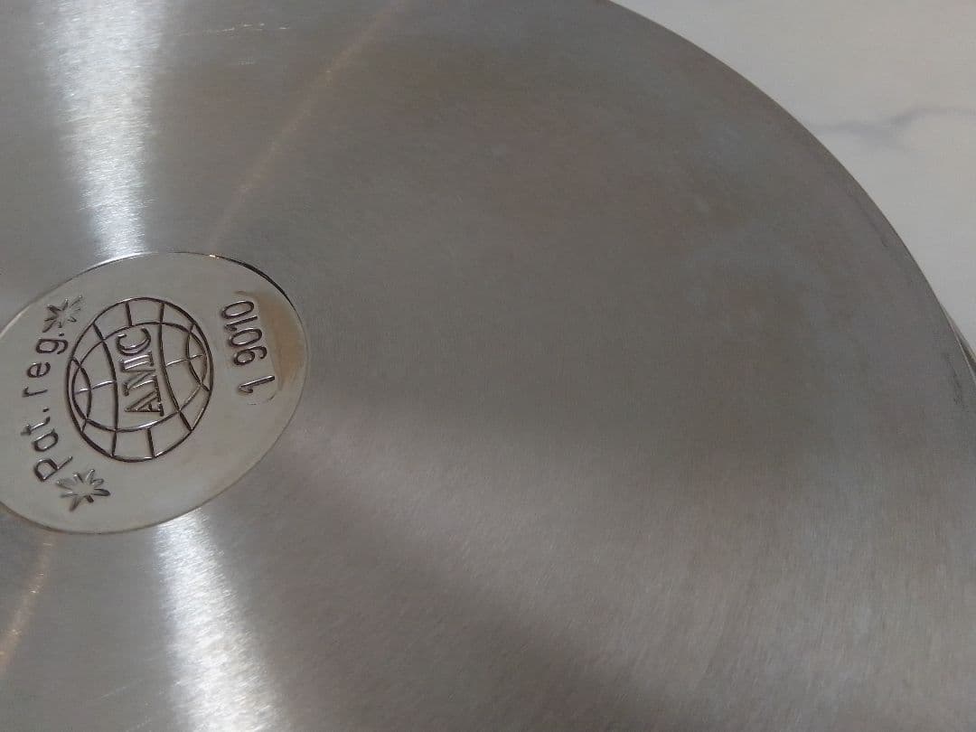 AMC グリドル 内径約24cm 浅鍋 両手鍋 IH不可