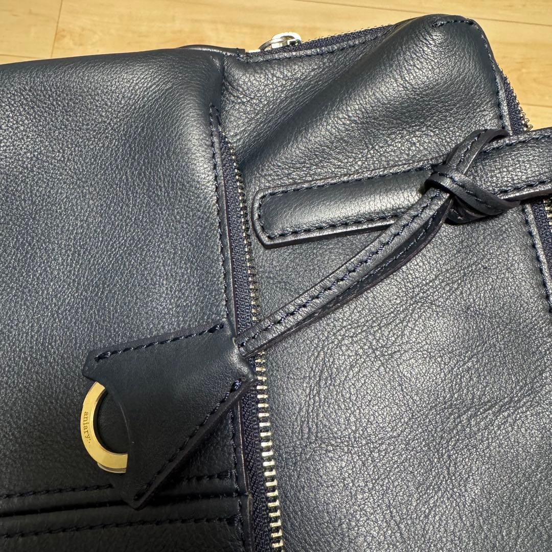 【新品同様】定価35,200円 aniary アニアリ トートバッグ ネイビー