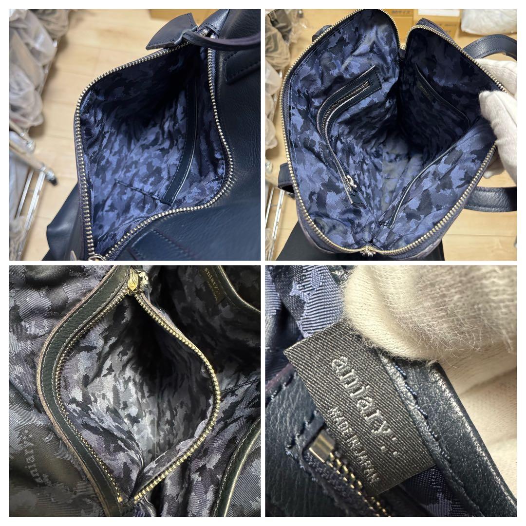 【新品同様】定価35,200円 aniary アニアリ トートバッグ ネイビー