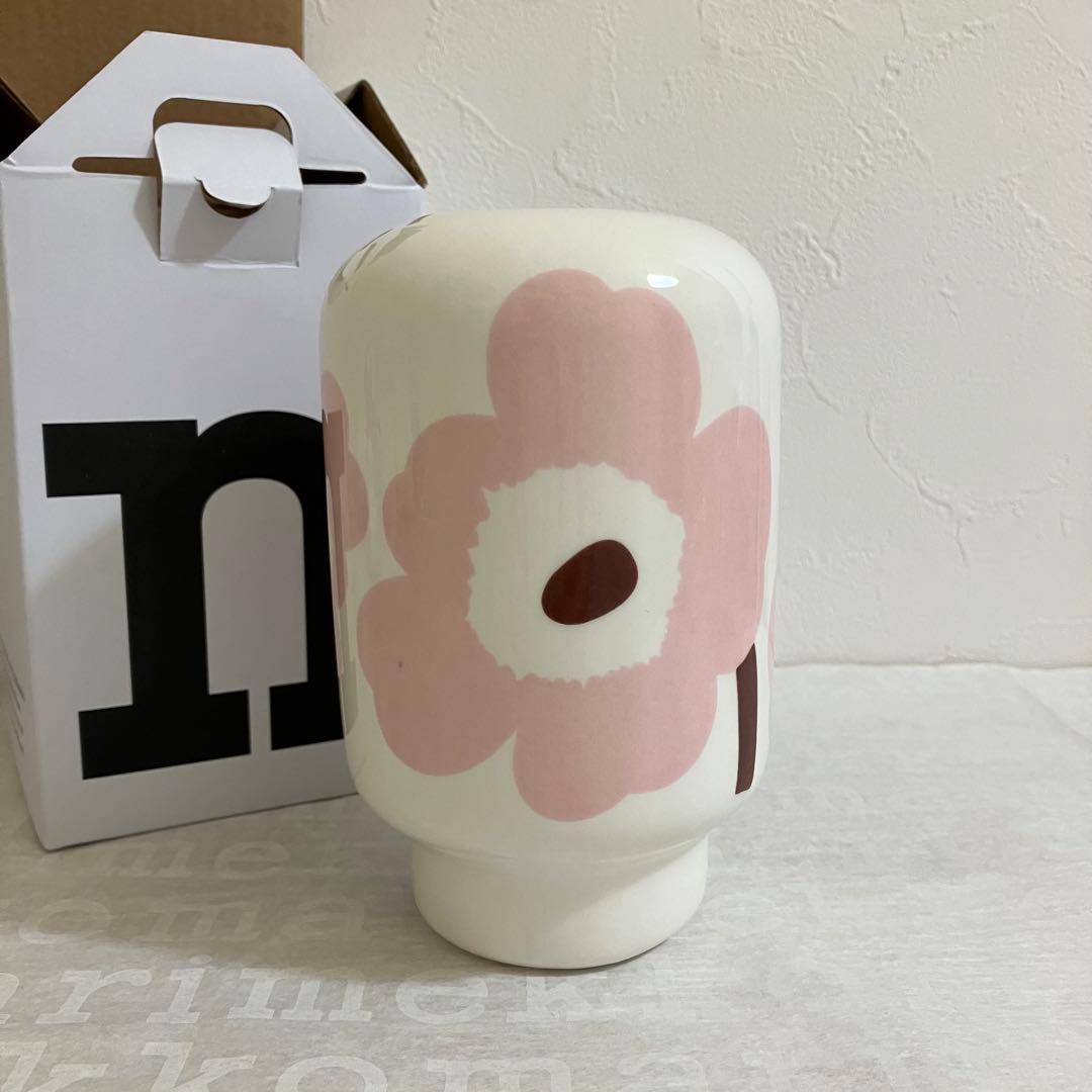 訳あり品③ マリメッコ　ウニッコ　フラワーベース　新品