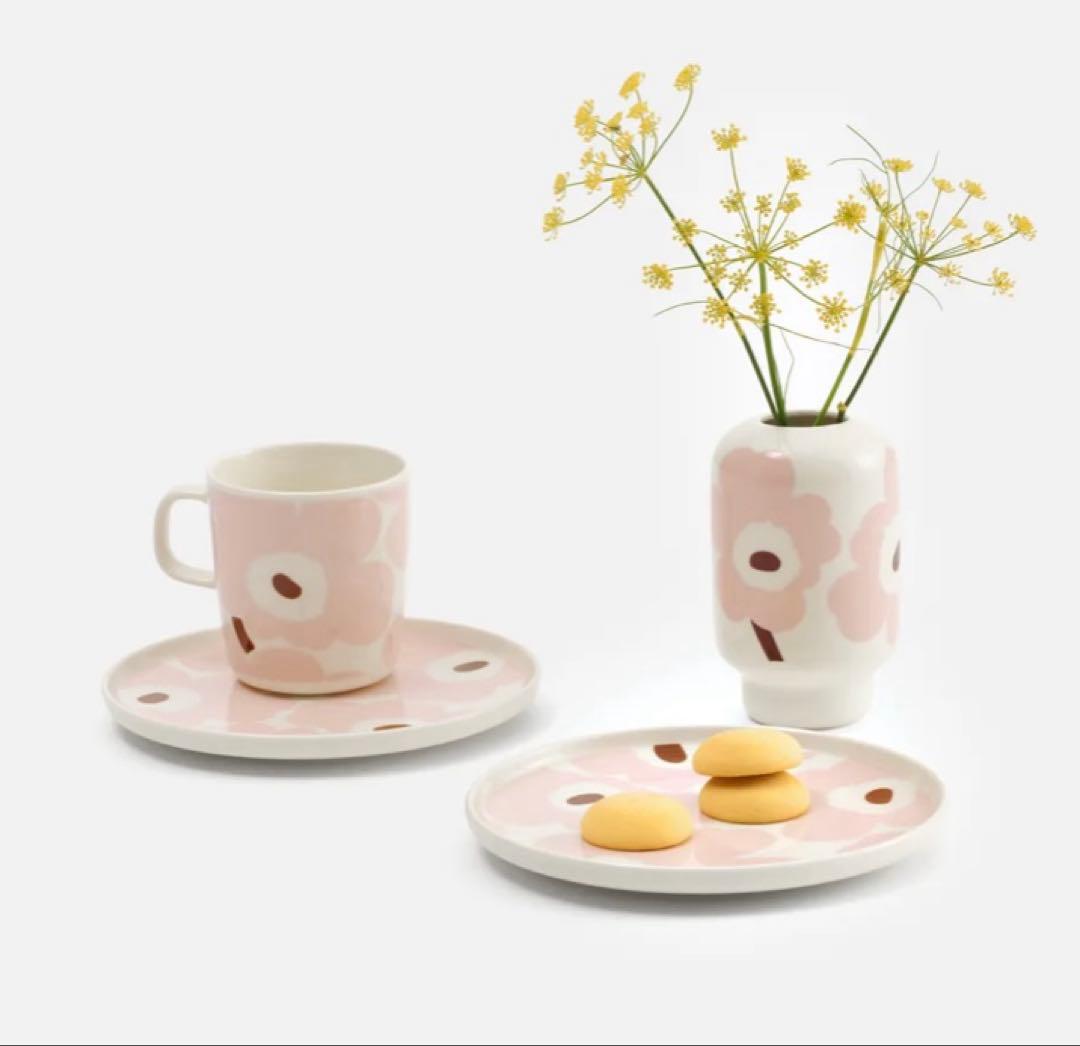 訳あり品③ マリメッコ　ウニッコ　フラワーベース　新品