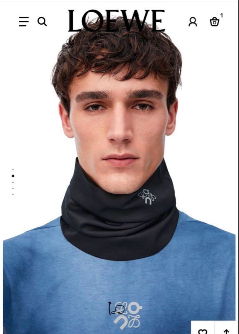LOEWE×onロエベ×オン ネックウォーマー マフラージャージ