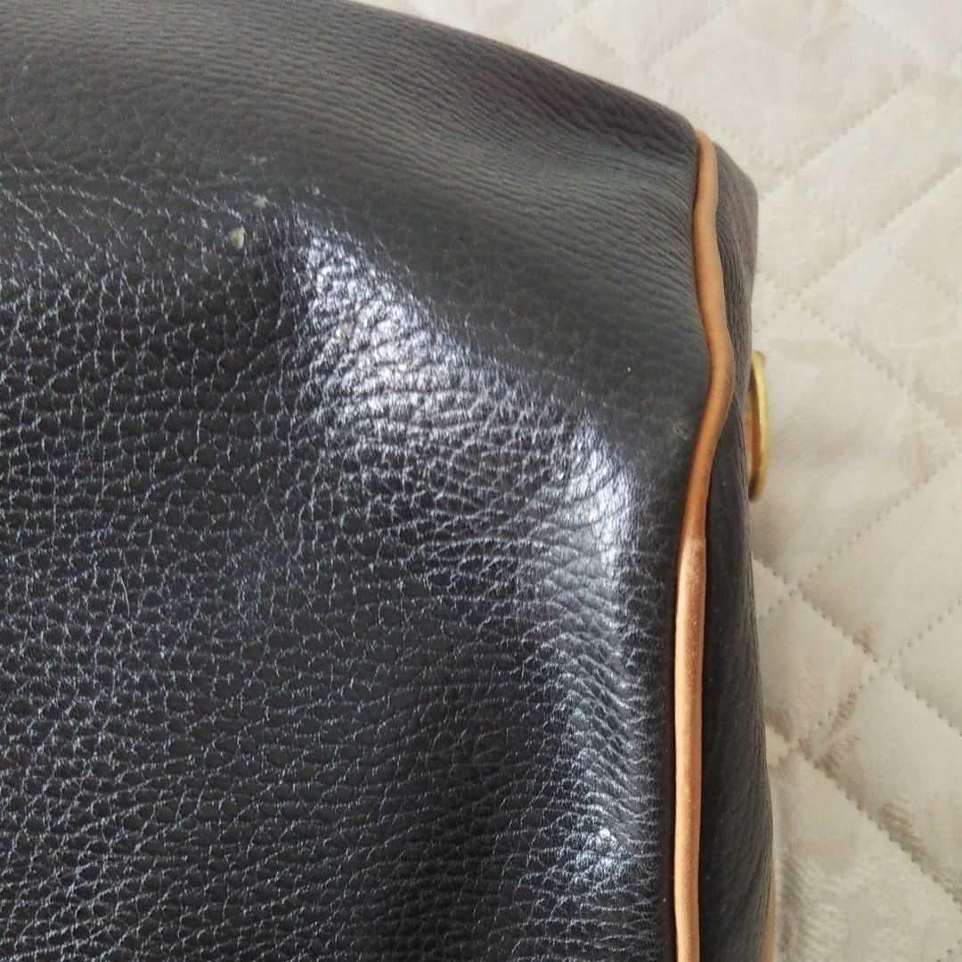 ボストンバッグ Riou・Gerald 革 ブラック