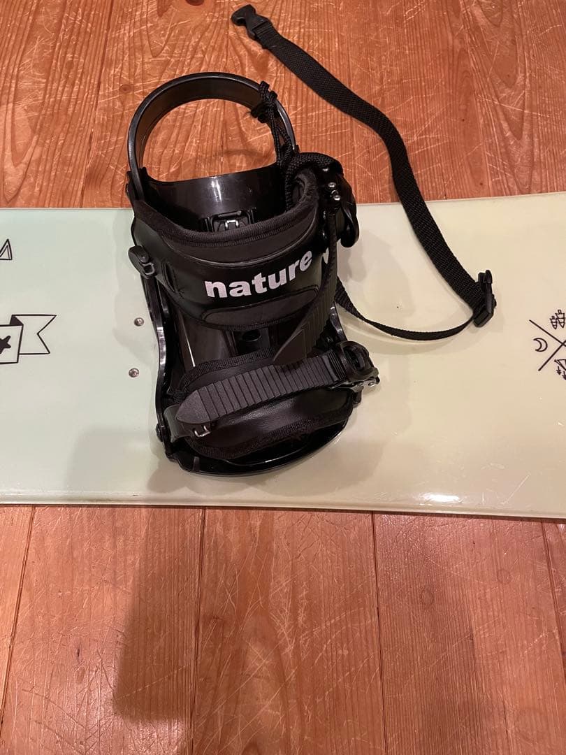 nature スノーボード 130cm バインディング付き