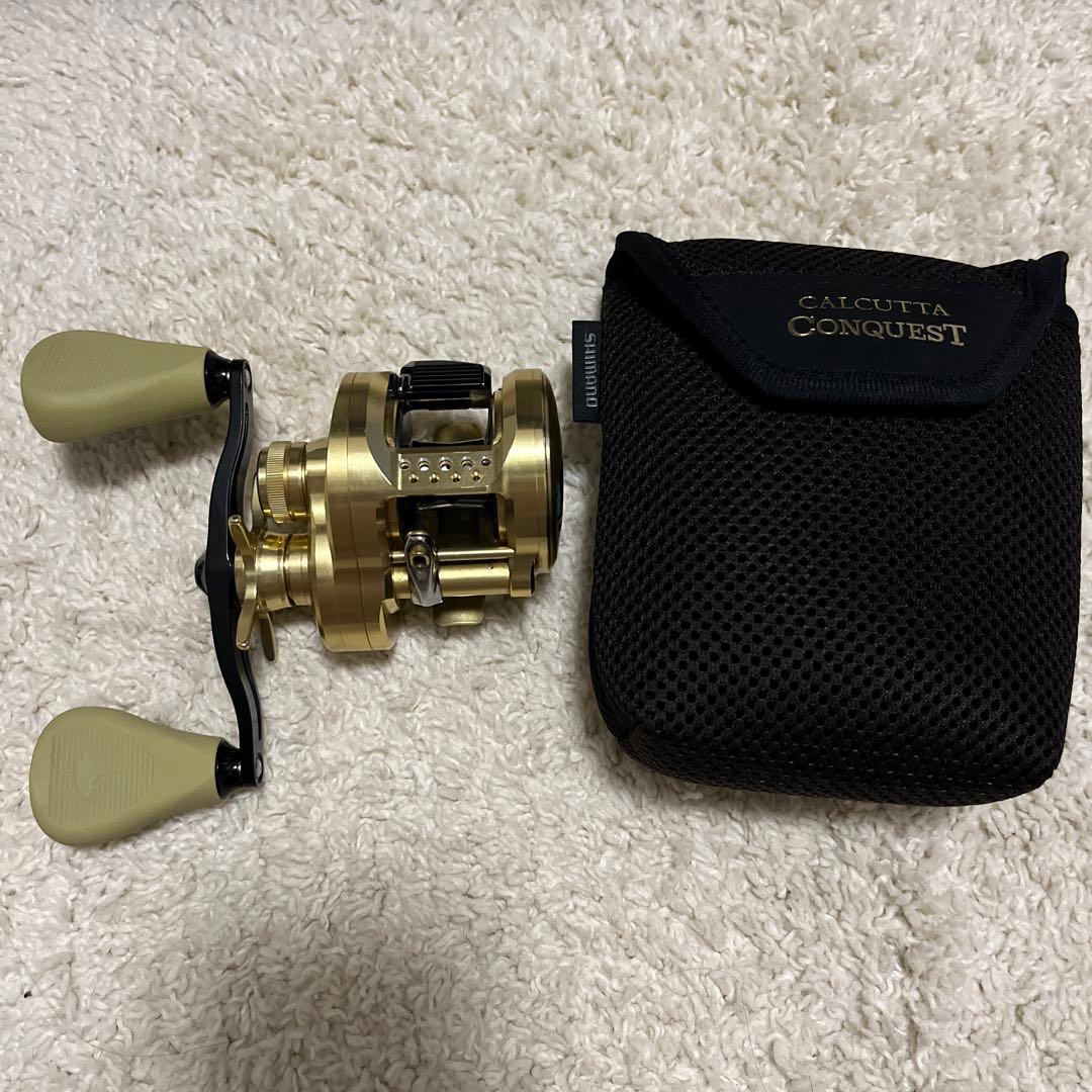 カルカッタコンクエスト200xg バリアルハンドル100 ブラック