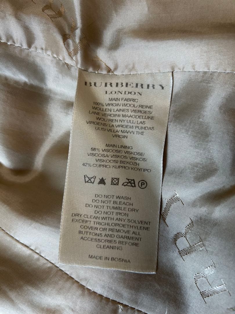BURBERRY 新品未使用　チェック柄ダッフルコート