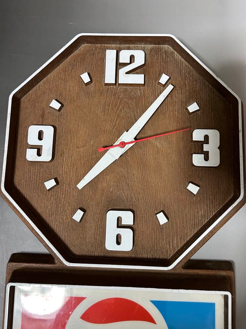 #150 ビンテージ PEPSI COLA ペプシコーラ 壁掛け時計/1986年