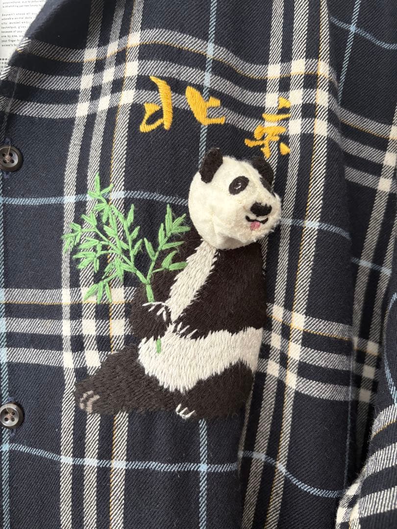 トップス 20AW PUPPET ANIMAL EMBROIDERY SHIRT