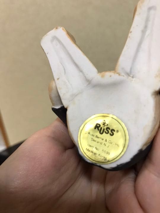 Russ フィギュリン　ウェディングベア　クマさん　確認用