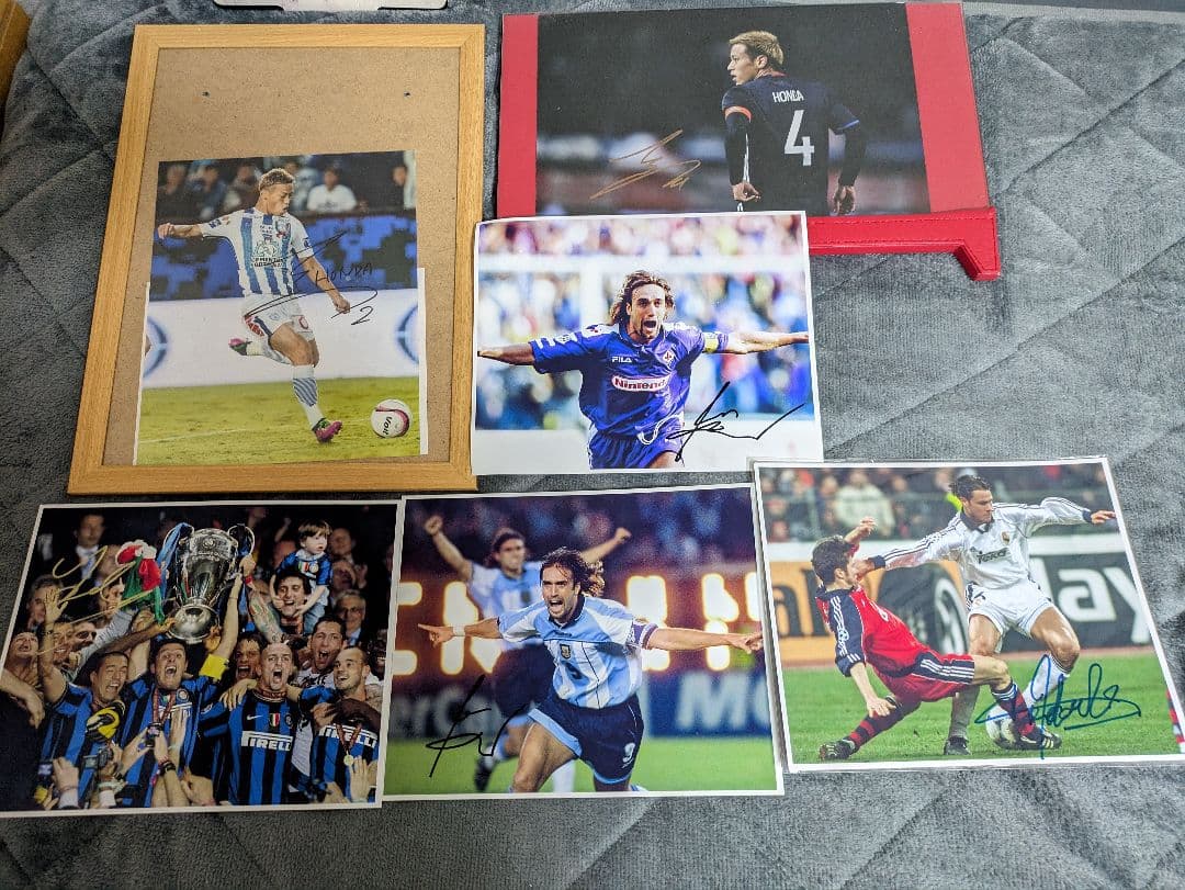 サッカー選手 サイン直筆