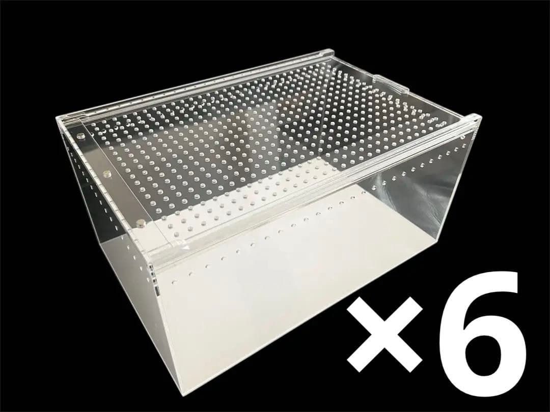 爬虫類飼育ケージ 30×20×15 6個セット