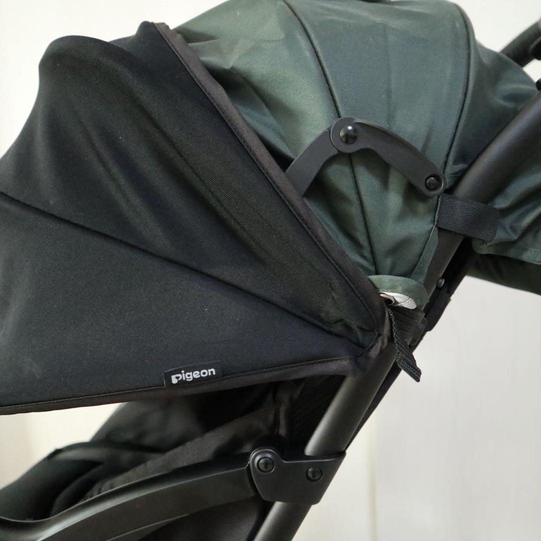 ベビーザらス限定★ピジョン ビングル BB3 ベビーカー サンシェード付 マリモ