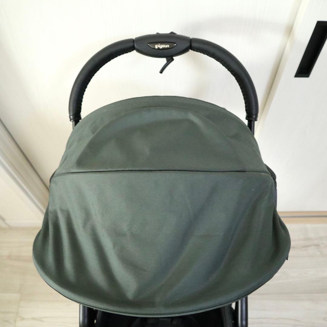 ベビーザらス限定★ピジョン ビングル BB3 ベビーカー サンシェード付 マリモ