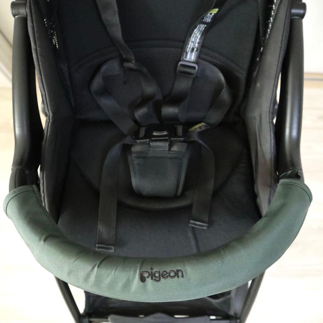 ベビーザらス限定★ピジョン ビングル BB3 ベビーカー サンシェード付 マリモ