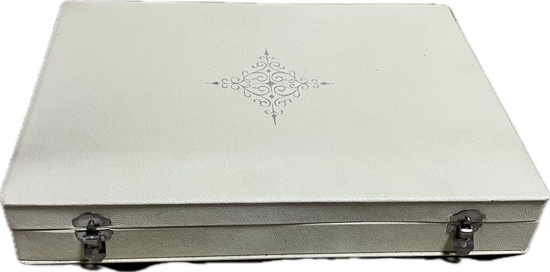 新品未使用　ガーランド　カトラリー24本セット　銀　千趣会　花　昭和レトロ