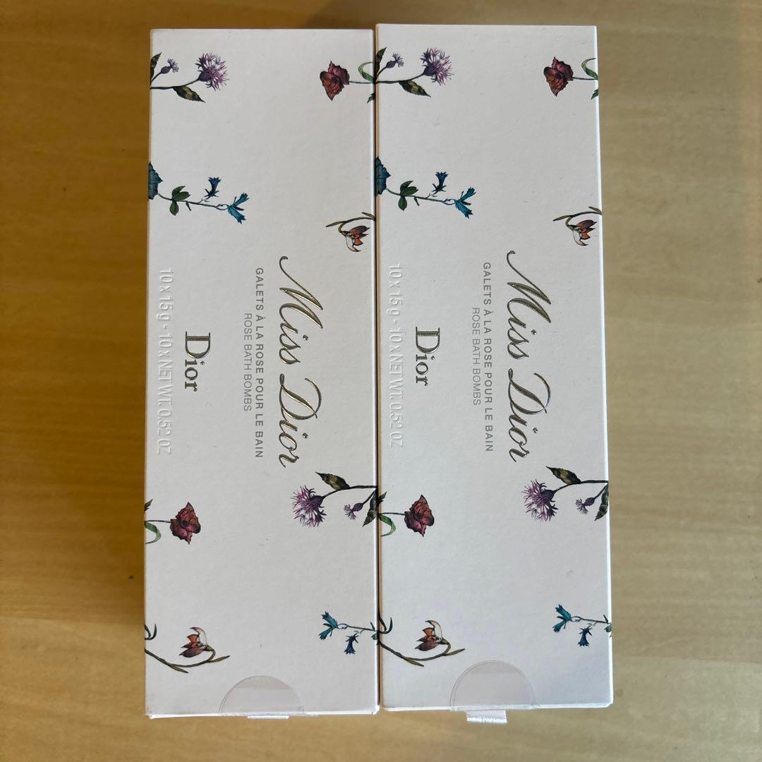 【2箱セット】ディオール ミス ディオール ローズ バスボム