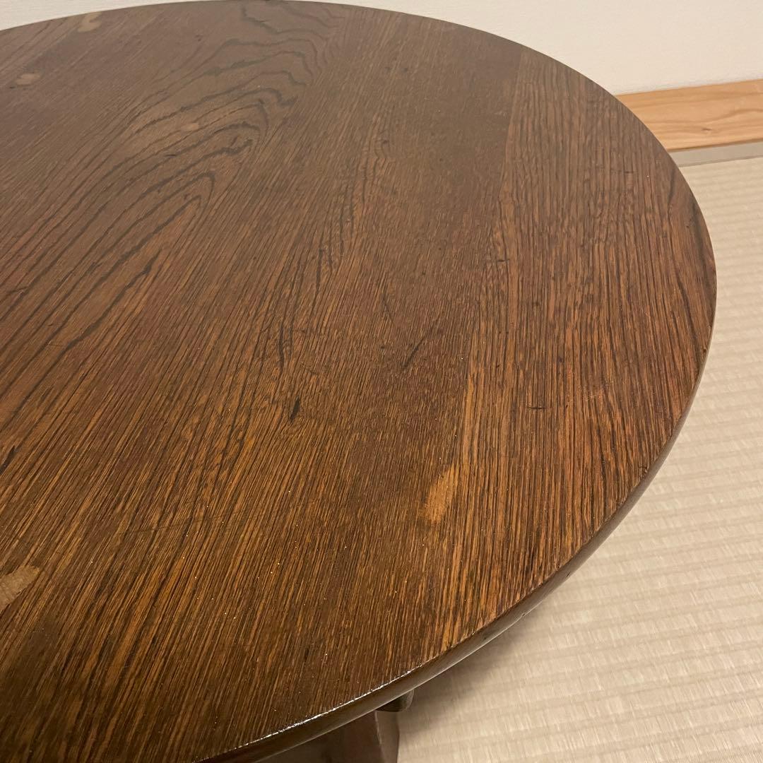 昭和レトロ　ちゃぶ台　直径約63.5cm