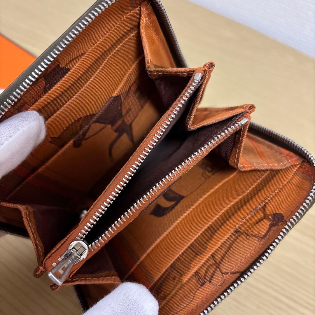 HERMESブラウンレザーケース 箱付き