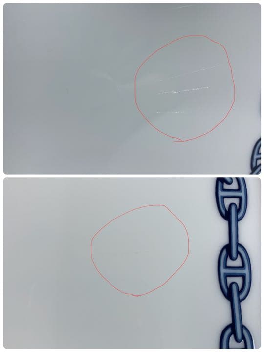 エルメス　シェーヌダンクル　丸皿2枚&スクエアプレート1枚セット