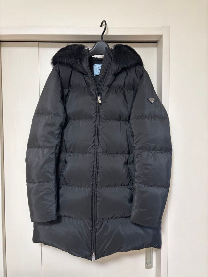 美品♡PRADAフォックスファーダウンコート