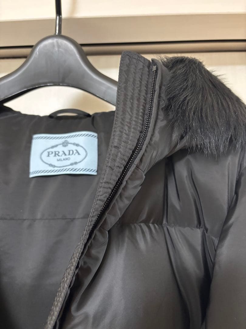 美品♡PRADAフォックスファーダウンコート