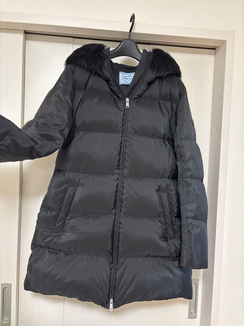 美品♡PRADAフォックスファーダウンコート
