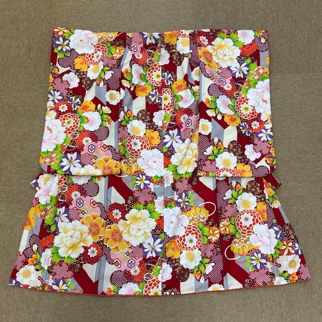 まあ　子供着物　七五三　3才 式部浪漫　被布セット