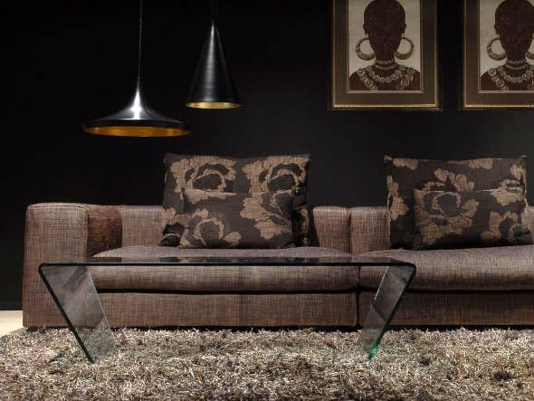 送料込◎モーダエンカーサ ガラステーブル センターテーブル 廃盤品