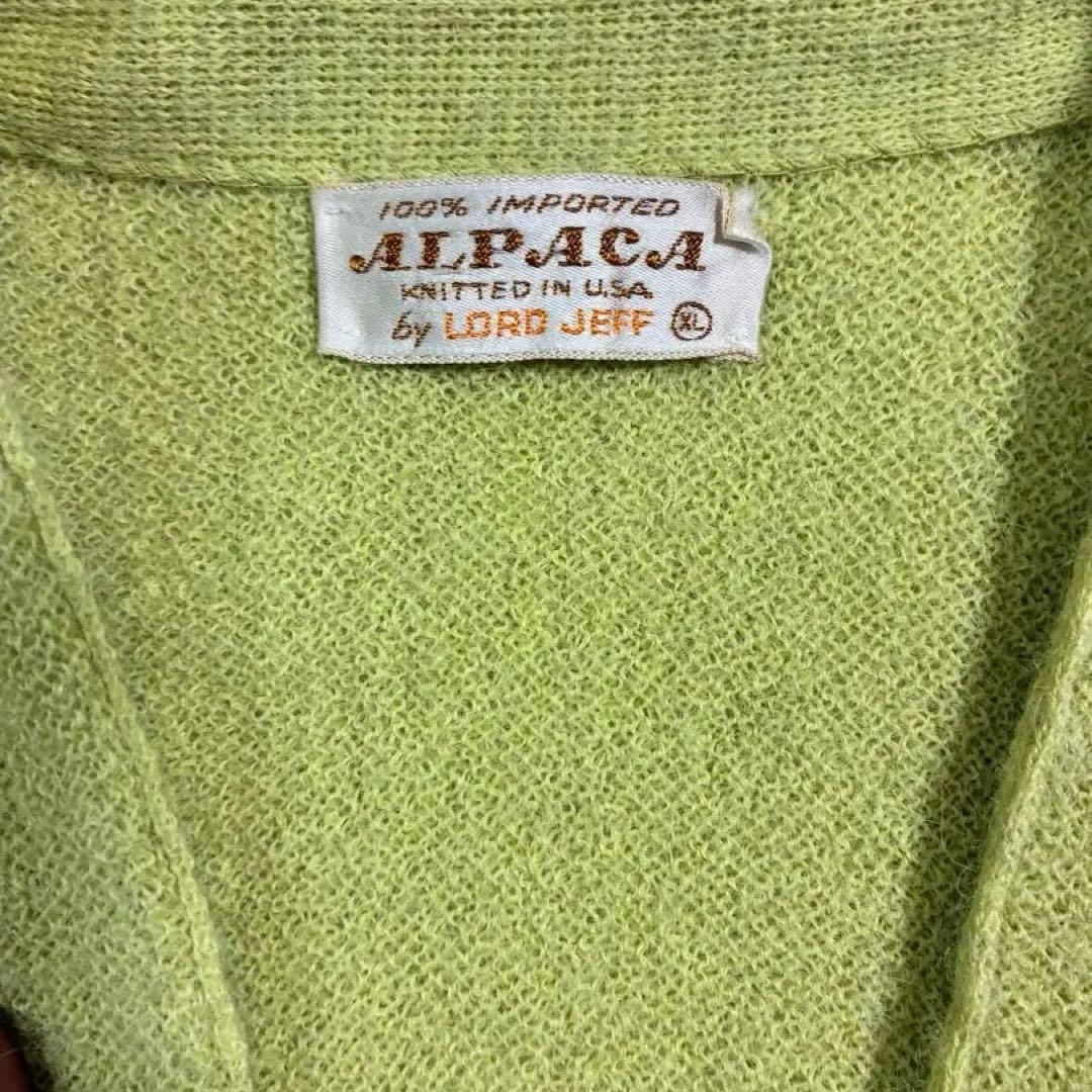 【60s vintage】LORD JEFF アルパカ カーディガン USA製
