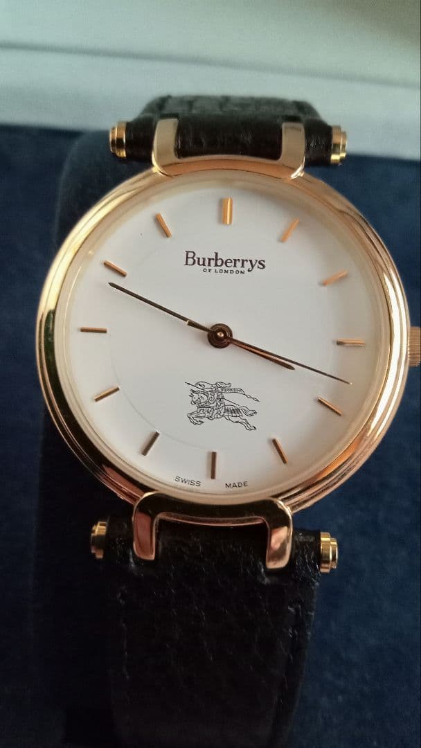 Burberrys 腕時計 アナログ ゴールド/ブラック