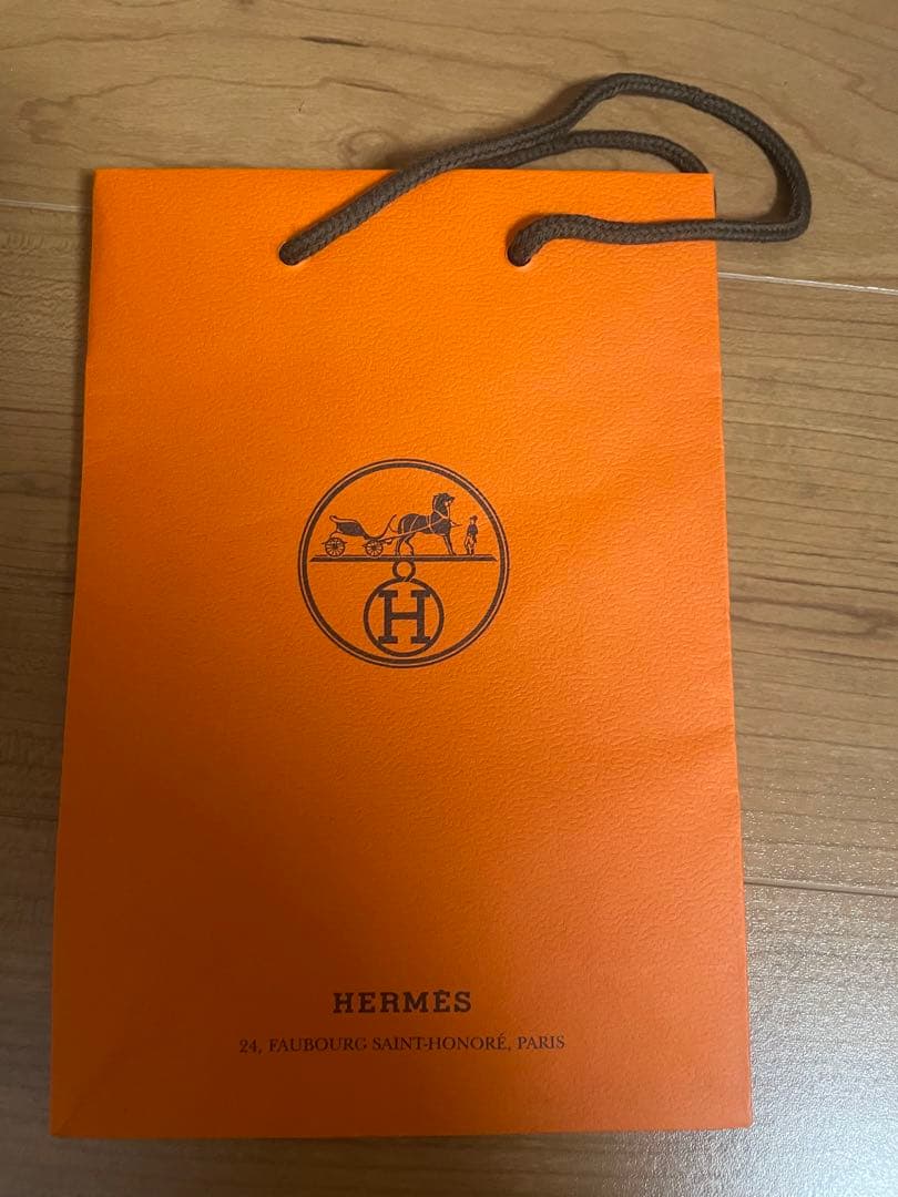 HERMES オレンジ紙袋 小型
