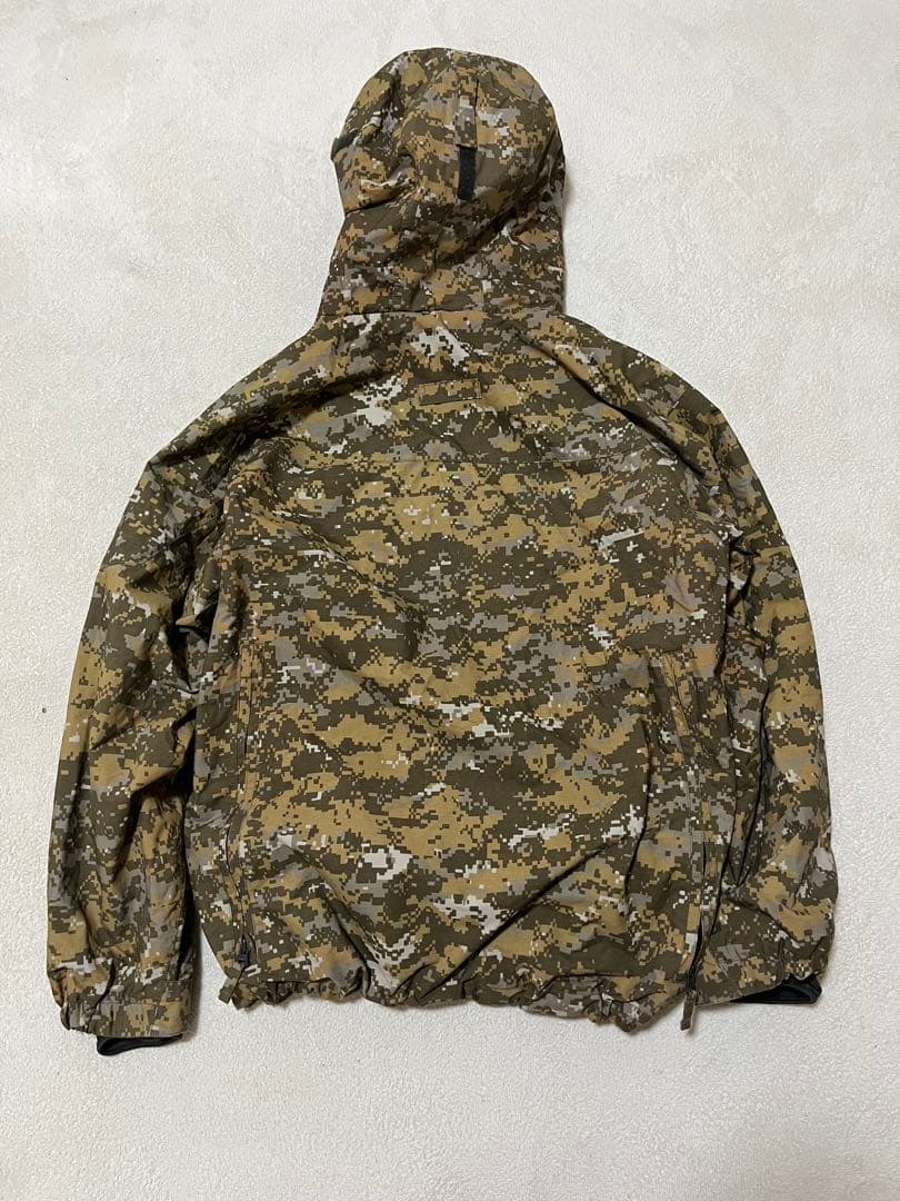 90s local art work デジカモ ハードシェルジャケット　L