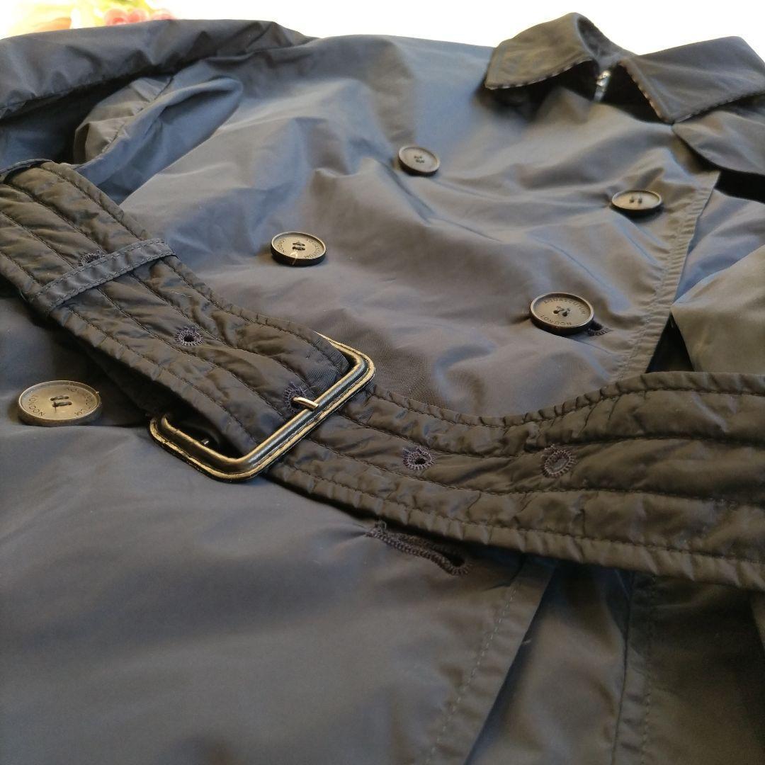 美品♡アクアスキュータム レディース トレンチコート ネイビー 44 XL