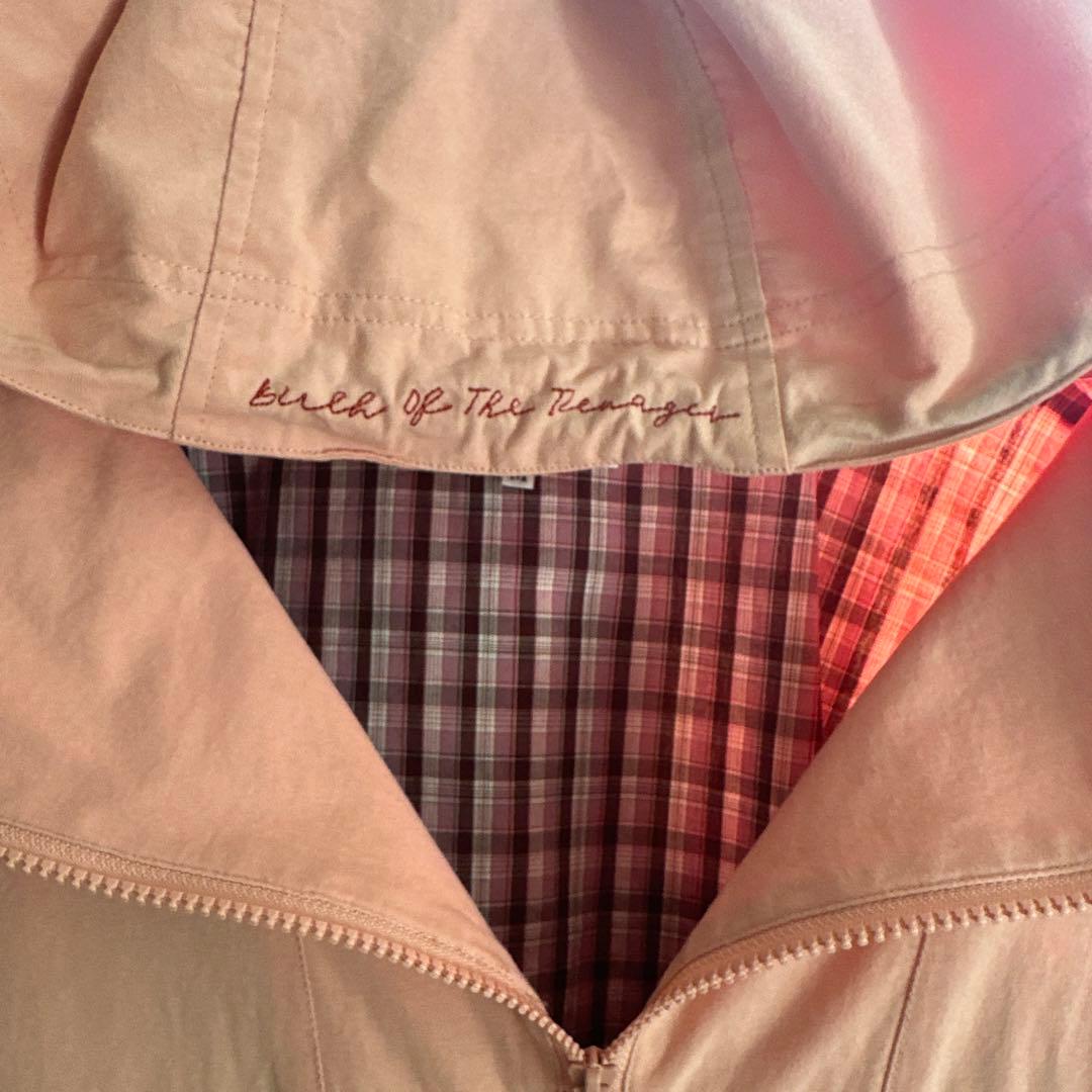 BOTT フード付きピンクアウター(コットン素材)