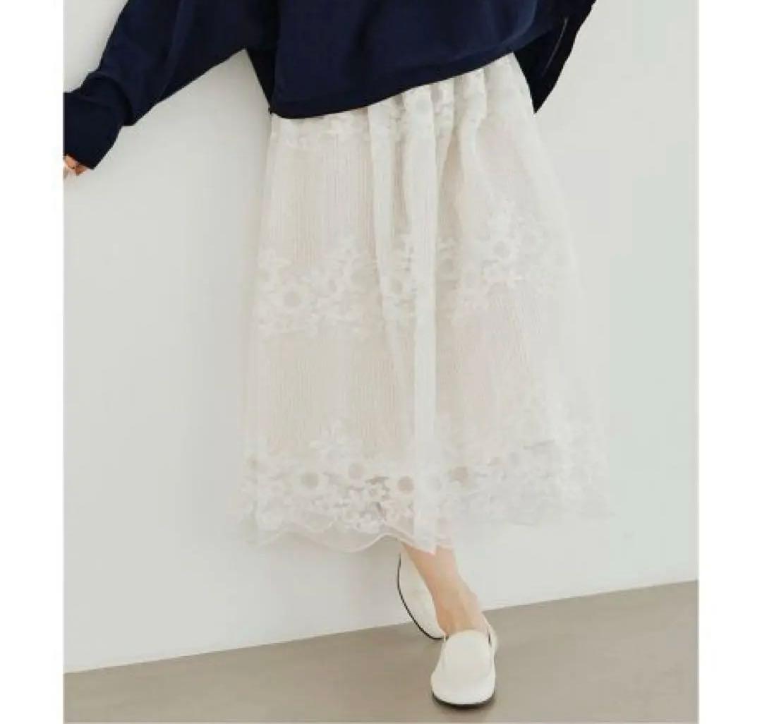 IENA Laula レーススカート 38 タグ付き未使用